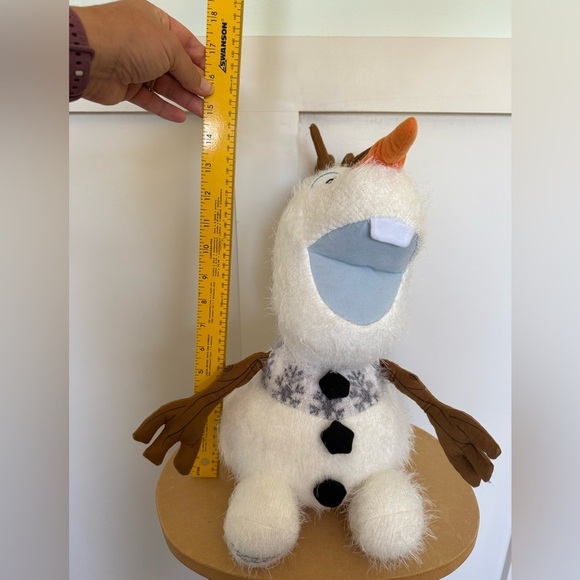 Authentic Disney Store Olaf Frozen Plush Toy Snowman Stuffed Animal 16 Inch - Picture 11 of 11